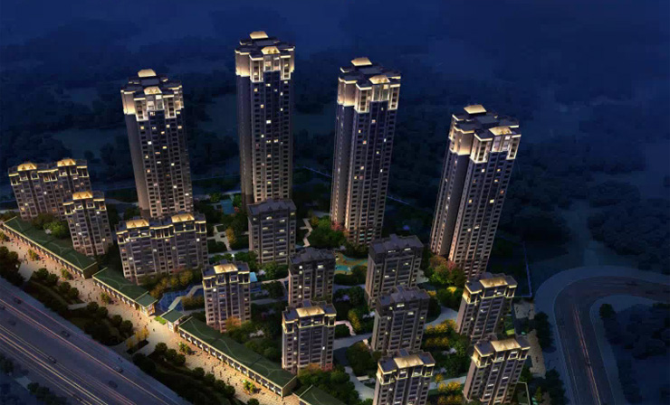 南充市 ? 陽光西山翰林項(xiàng)目夜景照明設(shè)計